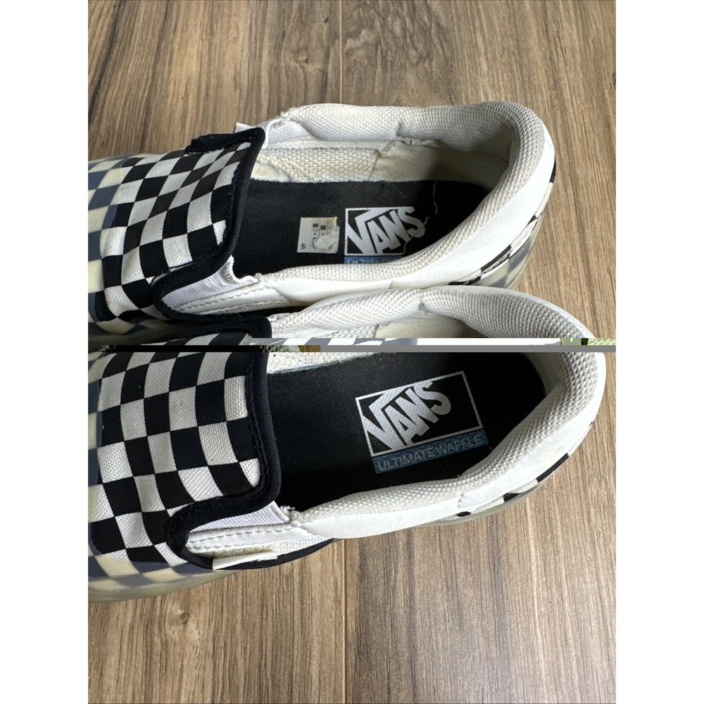 VANS Mod Slip-On Shoes Sneakers Checkerboard Marshmallow 7.5M/9W - Picture 6 of 16